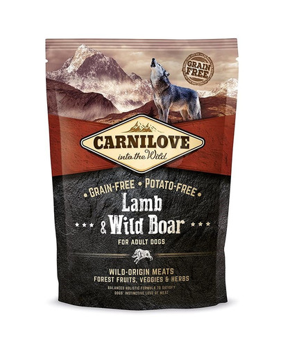 CARNILOVE Lamb & Wild Boar For Adult 1,5 kg