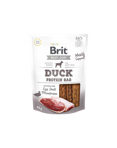 BRIT Jerky Snack Duck Protein bar 80g