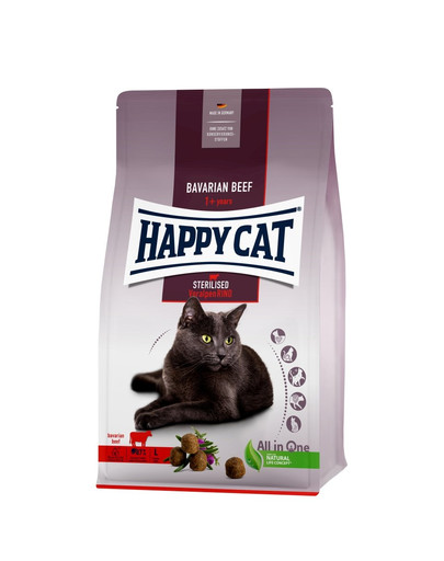 HAPPY CAT Sterilised Adult Voralpen-Rind 10 kg