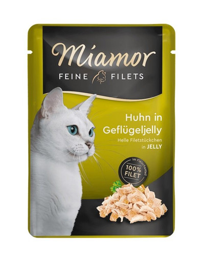 MIAMOR Feline Filets Huhn und Geflügel in Gelee 100 g