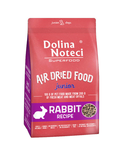 DOLINA NOTECI Superfood Junior Kaninchen-Trockenfutter 1kg