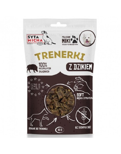 SYTA MICHA Trainingssnacks mit Wild für Hunde 80g