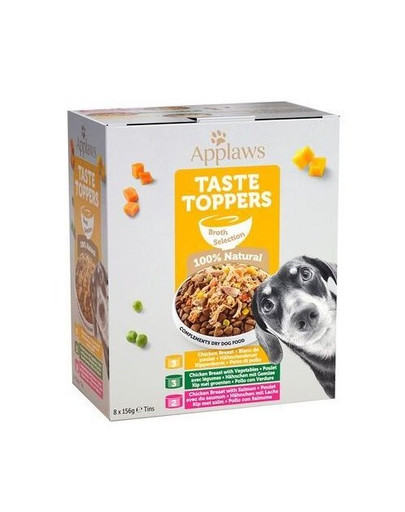 APPLAWS Taste Toppers 8x156g Multipack Broth Selection