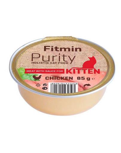FITMIN Cat Purity alutray Kitten Chicken 85 g