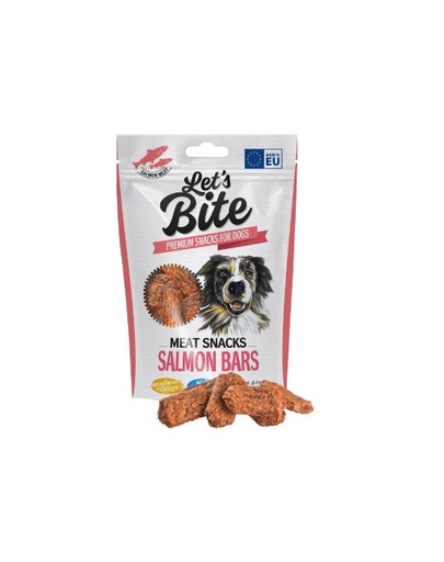 BRIT Let’s Bite Meat Snacks bars 80g Lachsstangen