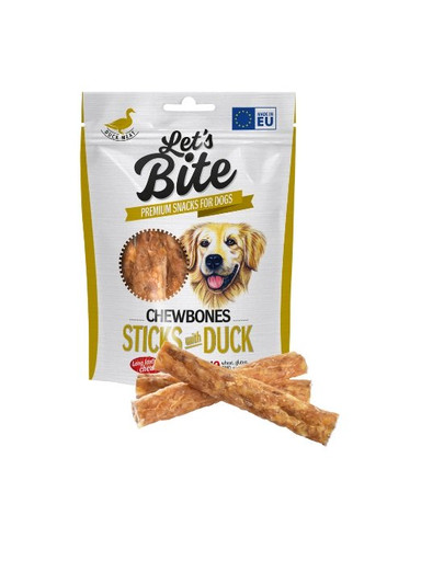 BRIT Let’s Bite Chewbones sticks 120g mit Ente