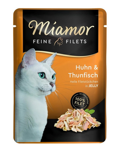 MIAMOR Feine Filets Huhn und Thunfisch 100 g Beutel