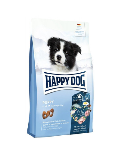 HAPPY DOG FitVital Puppy Trockenfutter für Welpen 1-6 Monate 4 kg