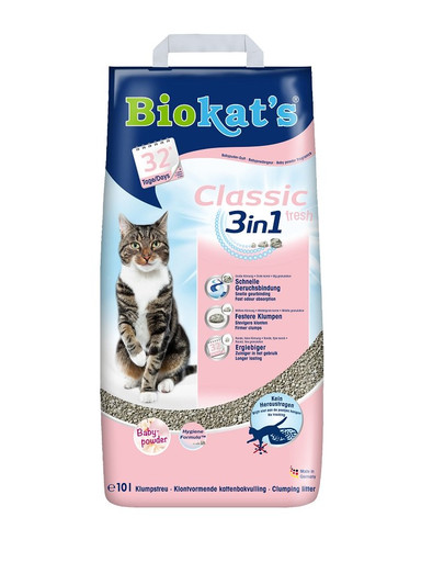 BIOKAT'S Classic Fresh 3in1 10 l Babypuderduft