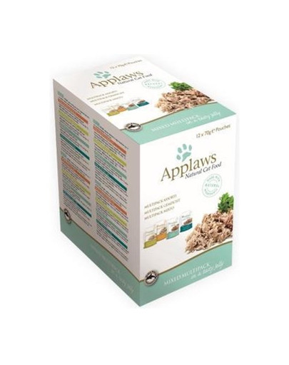 APPLAWS Cat Mixed Multipack Jelly 4 x (12 x 70 g)