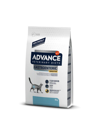 ADVANCE DIET Gastroenteric Sensitive 8kg für Katzen mit Futtermittelunverträglichkeiten 8kg