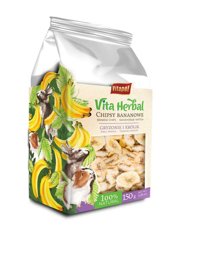 VITAPOL Bananenchips für Nager 150g