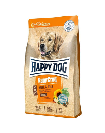 HAPPY DOG NaturCroq Ente und Reis 12 kg