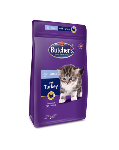 BUTCHER'S Functional Cat Dry Junior mit Pute 800 g