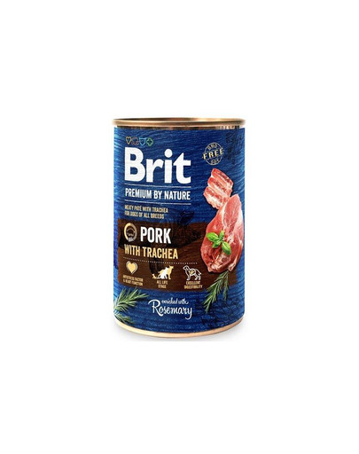 BRIT Premium by Nature Pork & Trachea Schweinefleisch mit Luftröhre 400g
