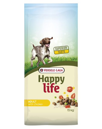VERSELE-LAGA Happy Life Adult with Chicken 15 kg