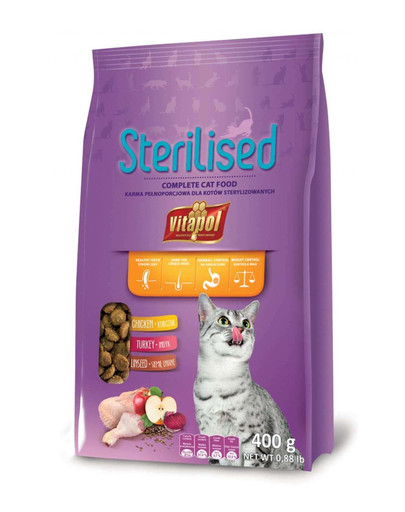 VITAPOL Katzenfutter nach Sterilisation 400g