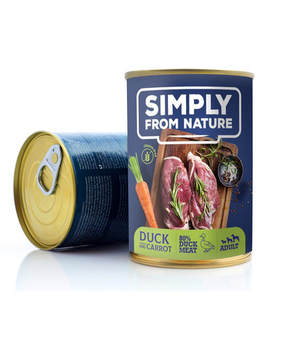SIMPLY FROM NATURE Ente mit Karotte 400 g