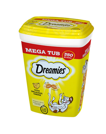 DREAMIES  Mega Box 2x350g Katzenleckerli mit leckerem Käse