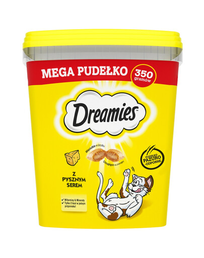 DREAMIES Mega Box 350g Katzenleckerli mit Käse