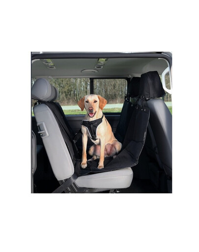 TRIXIE Auto-Schondecke für Hund schwarz 1,45×1,60 m