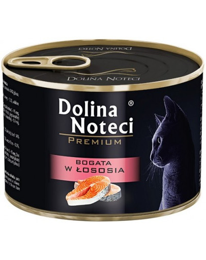 DOLINA NOTECI Premium Lachsreich für ausgewachsene Katzen 185 g