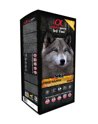 ALPHA SPIRIT Complete Trocken-Weichfutter für Hunde Geflügel 9 kg