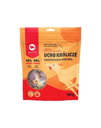 MACED Kaninchenohr mit Ente 500 g