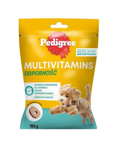 PEDIGREE Multivitamins Immunsystem 180g: Ergänzungsfutter für erwachsene Hunde mit Huhn