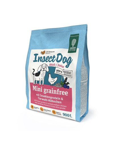 GREEN PETFOOD InsectDog Mini Grainfree 5 x 900g