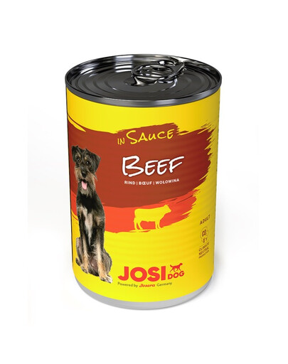JOSERA JosiDog Rindfleisch in Sauce 415g für ausgewachsene Hunde