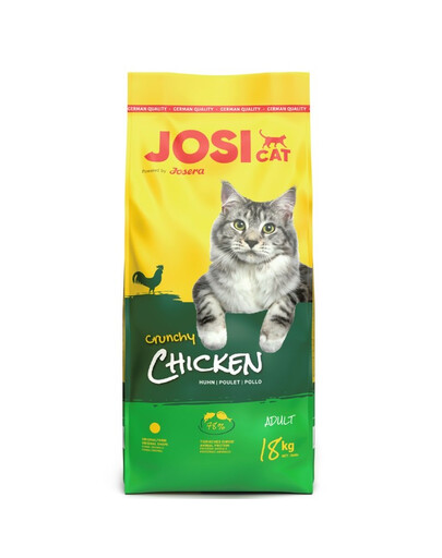 JOSERA JosiCat Crunchy Chicken 18kg mit Geflügel für ausgewachsene Katzen ​