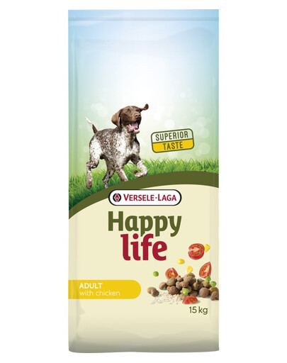 VERSELE-LAGA Happy Life Adult Chicken Huhn 15 kg+ 3 kg FREE