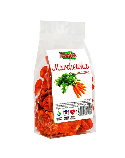 ALEGIA getrocknete Möhren für Nager und Kaninchen 60g