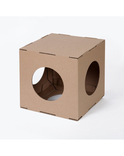 CARTON+ PETS Modulare Katzenhäuser aus Pappe Twins