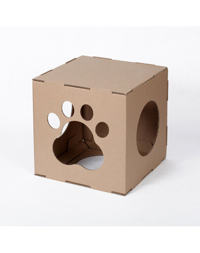 CARTON+ PETS Modulare Katzenhäuser aus Pappe Twins