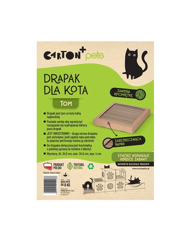CARTON+ PETS Katzenkratzbaum aus Pappe Tom