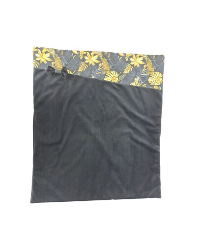 FERA Gold Decke mit Schleife für Hund und Katze 64x82 cm
