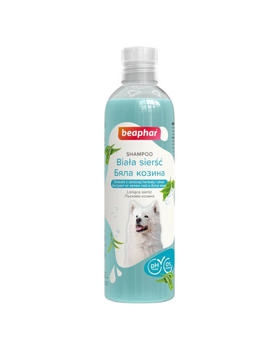 BEAPHAR Shampoo White Dod 250 ml für weiße Haare bei Hunden