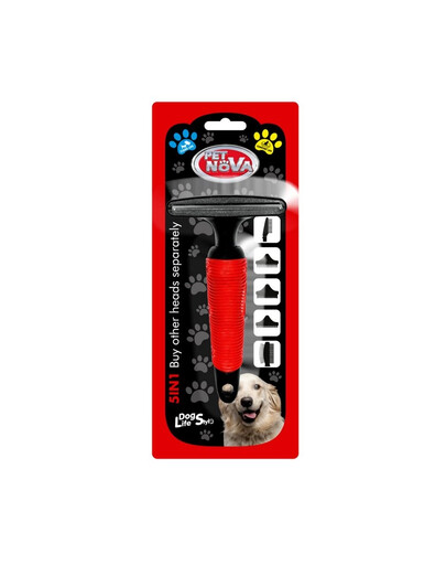 PET NOVA Trimmer zum Auskämmen der Unterwolle und des Fells M Deshedder
