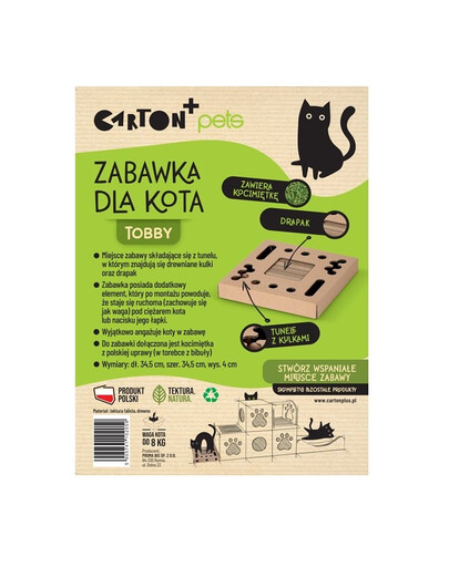 CARTON+ PETS Interaktives Spielzeug Tobby