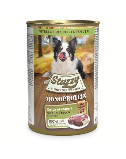 STUZZY Monoprotein Veal mit frischem Kalb für Hunde 400g