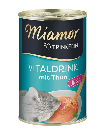 MIAMOR Trinkfein Thunfischsuppe für Katzen 135 g