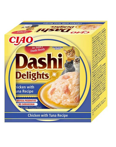 INABA Cat Dashi Delights Huhn und Thunfisch 70 g