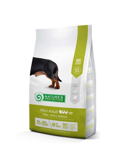 NATURES PROTECTION Mini Adult Poultry with Krill Small Breed Dog 2 kg