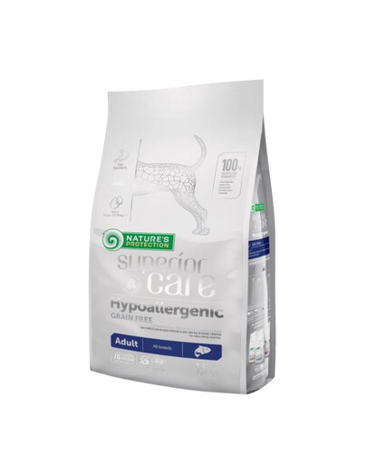 NATURES PROTECTION SUPERIOR CARE Hypoallergenic Grain Free Salmon Adult All Breeds 1,5 kg