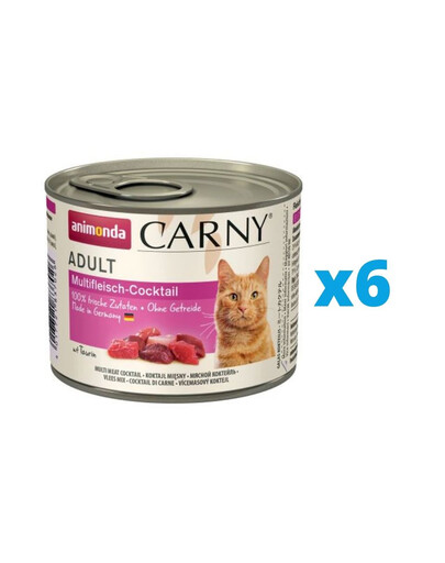 ANIMONDA Carny Adult Multi-Fleischcocktail 6 x 200 g