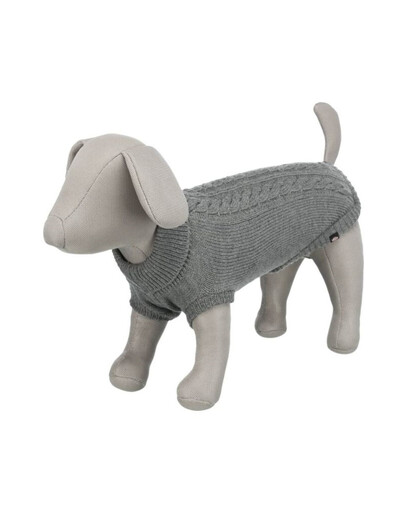 TRIXIE Kenton Hundepullover XS 27 cm grau