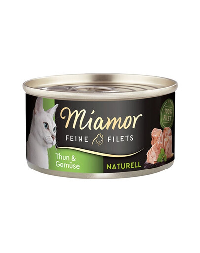 MIAMOR Feine Filets Naturell Tuna&Vegetables 80g