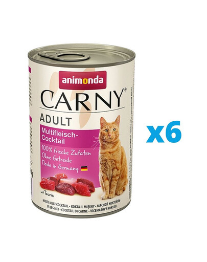 ANIMONDA Carny Adult Multifleisch-Cocktail 6 x 400 g